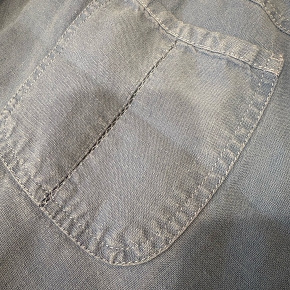 Athleta Linen Wide Leg Pants PETITE - Picture 4 of 7